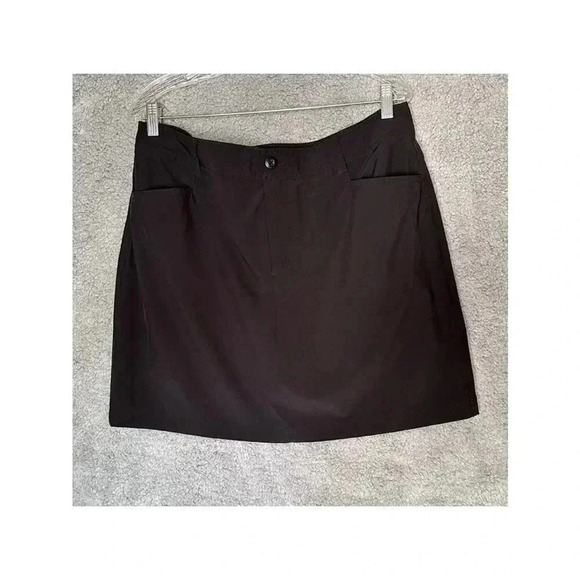 Eddie Bauer Women's Skort Black‎ Tennis Pickle Ball Active - Size 14 - Picture 1 of 8